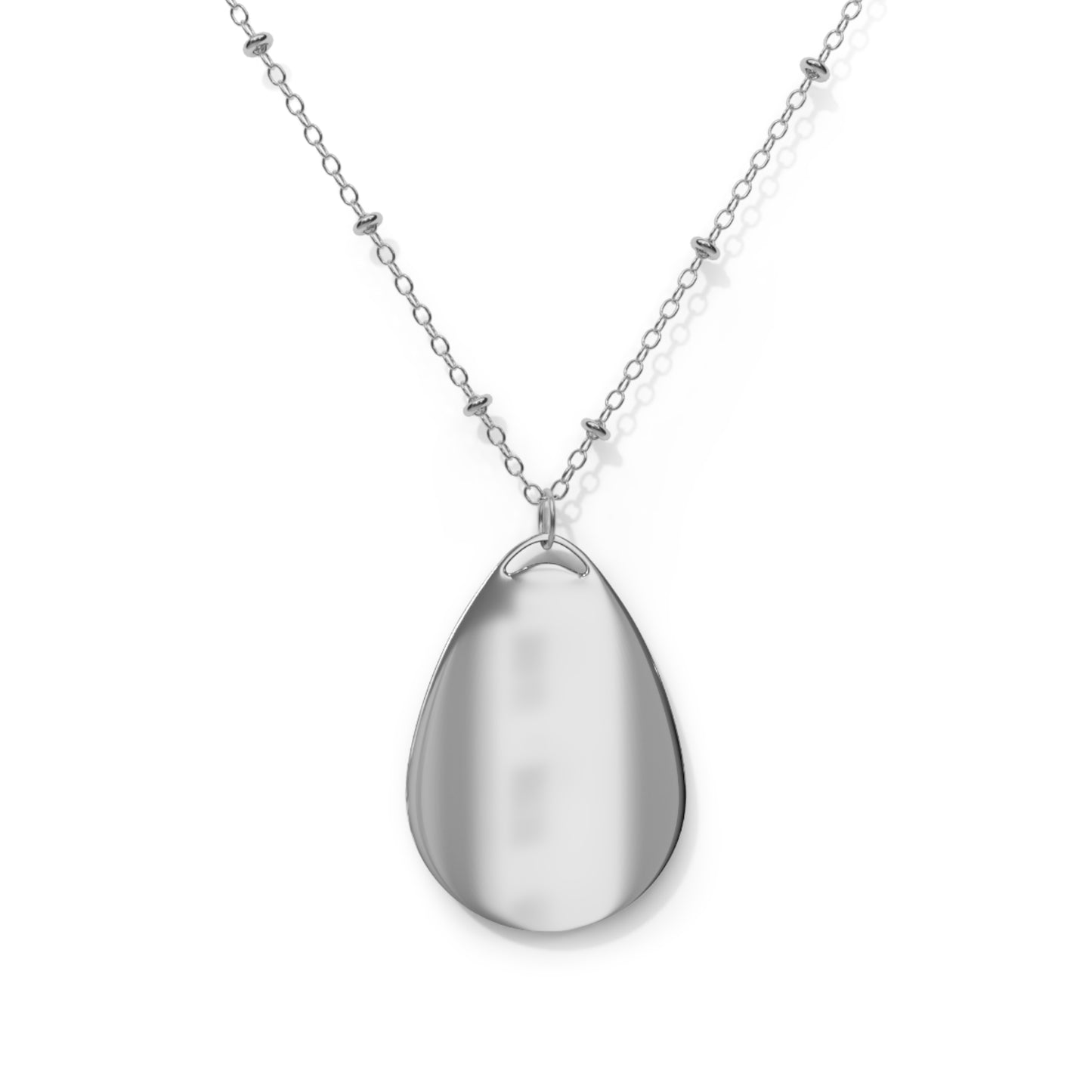 Do what is right - Oval Necklace